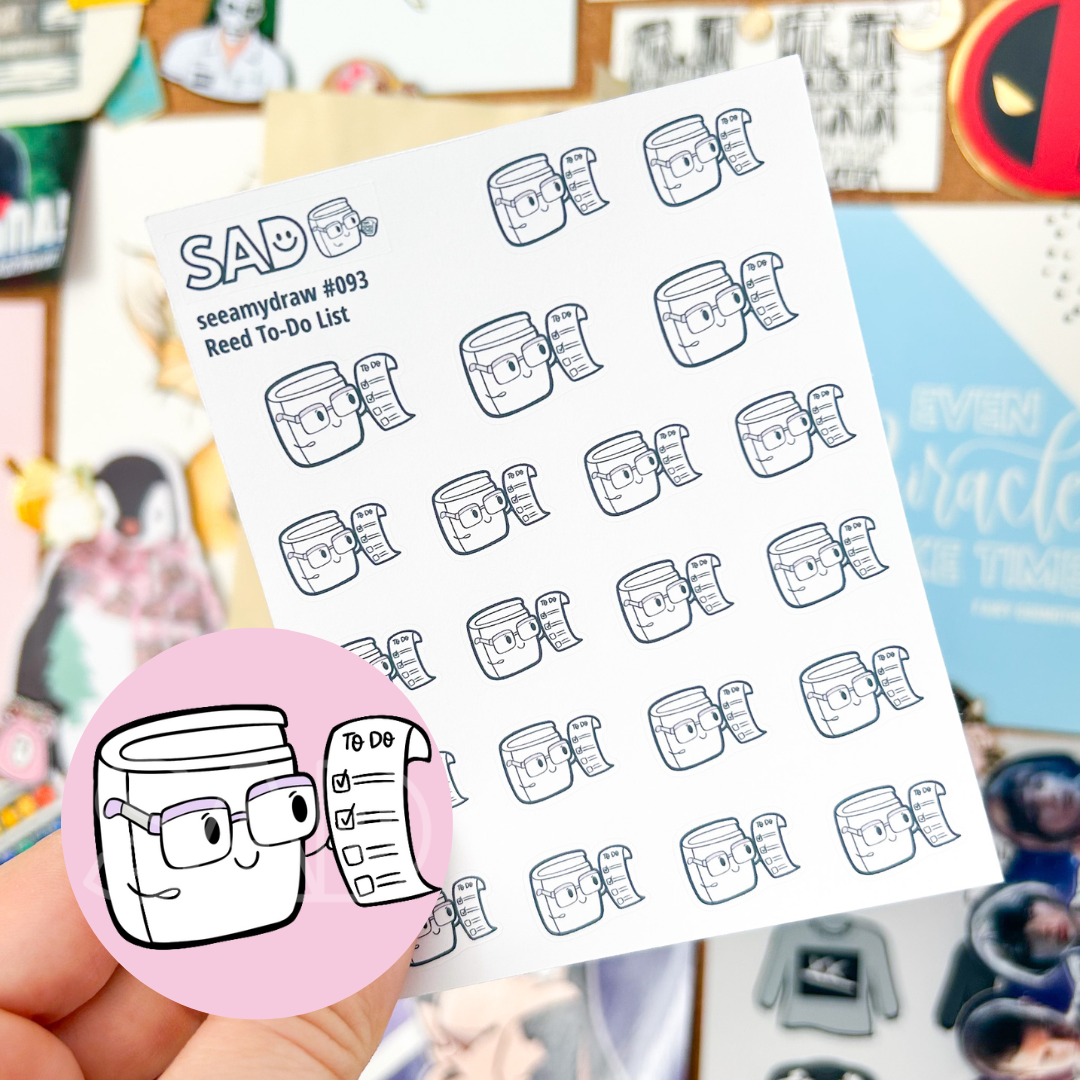093 Reed To-Do List | Regular Matte or Clear Matte