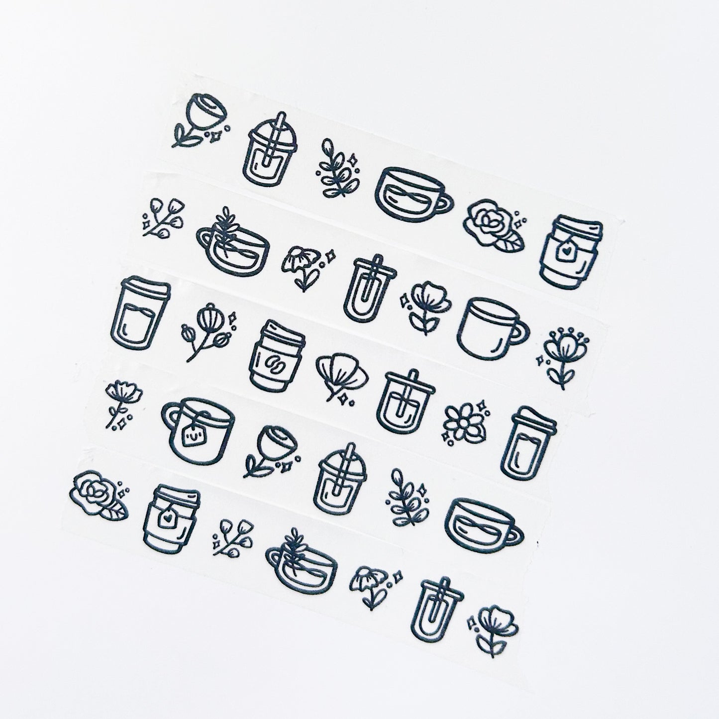 Minimal Coffee Break | 15mm Washi Tape