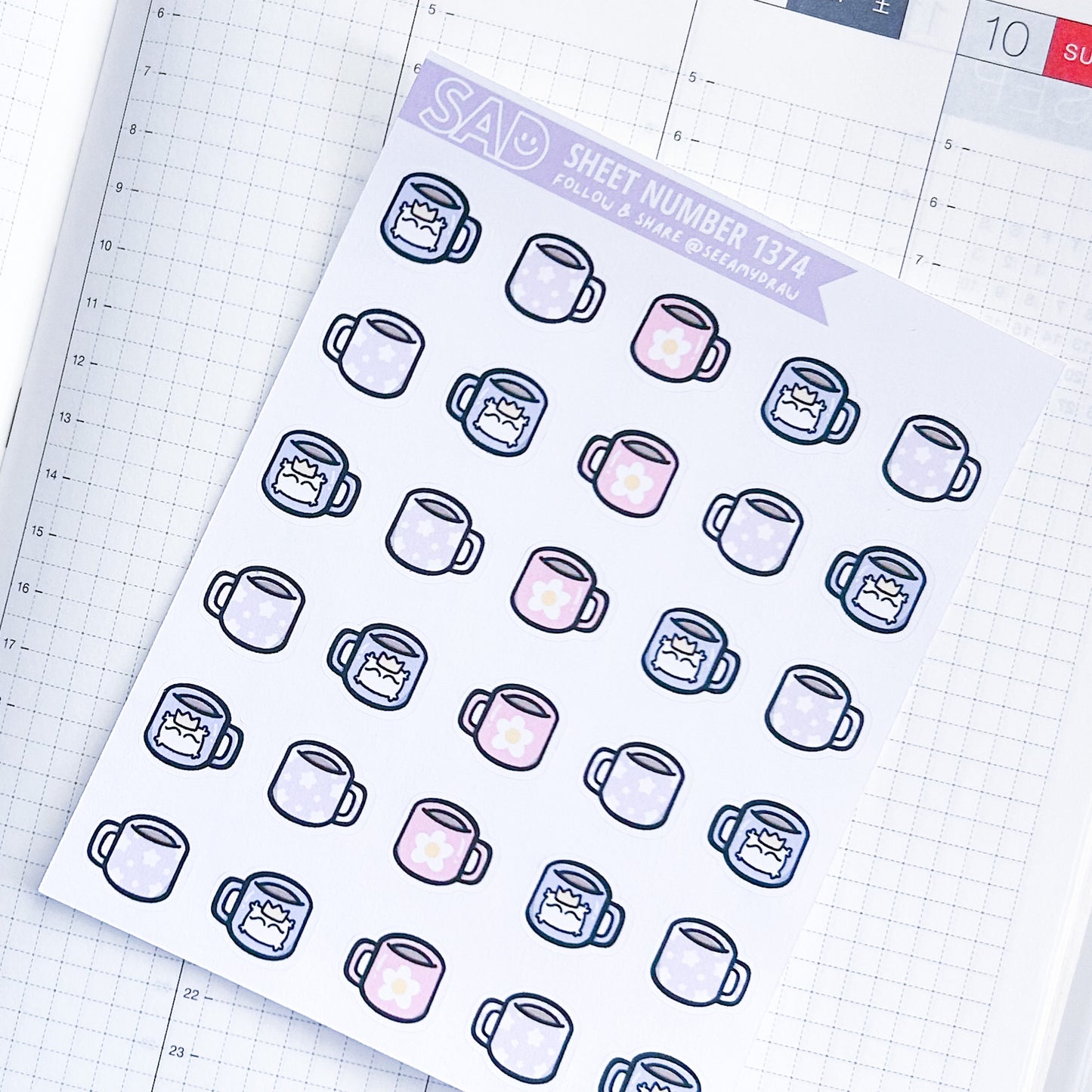 1374 Work Hard Rest Harder Mugs Deco | Regular Matte or Clear Matte