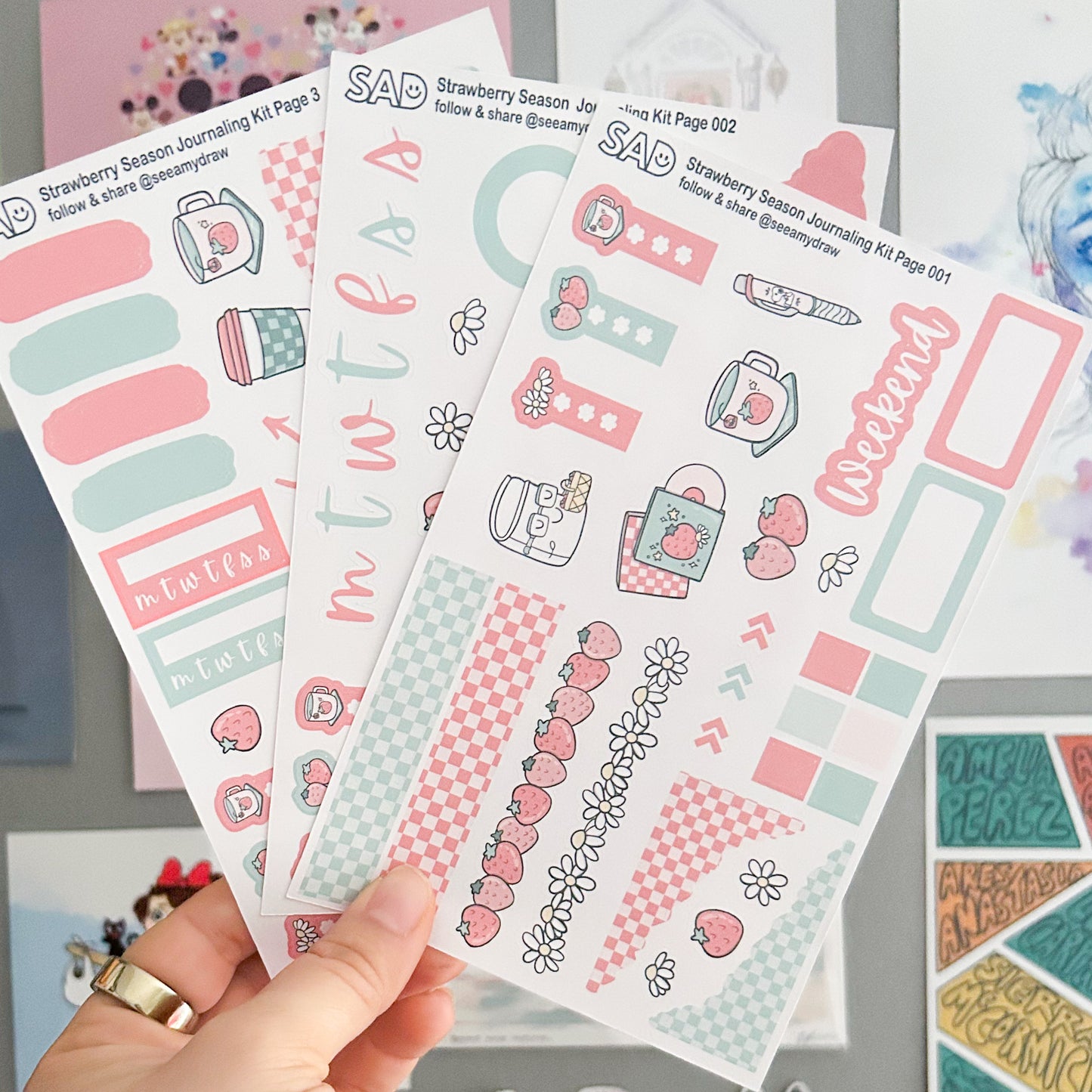 Strawberry Season Journaling Kit