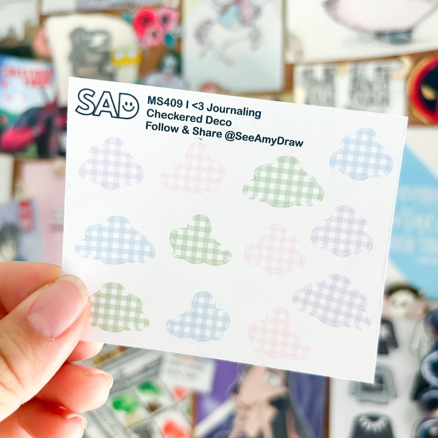 MS 409 I <3 Journaling Cloud Deco | Regular or Clear Matte