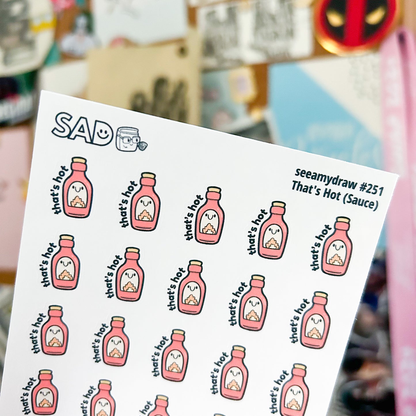 251 That's Hot (Sauce) | Regular Matte or Clear Matte