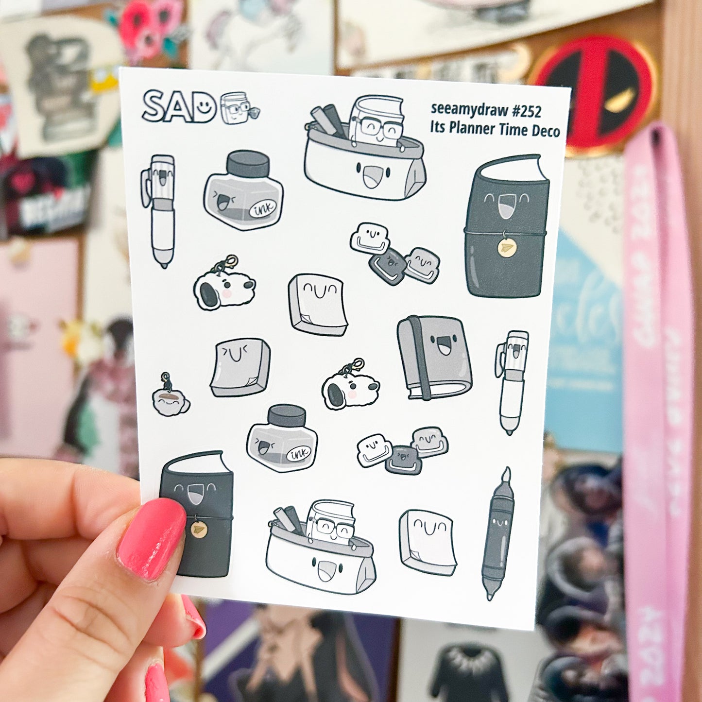 252 It's Planner Time Deco | Regular Matte or Clear Matte