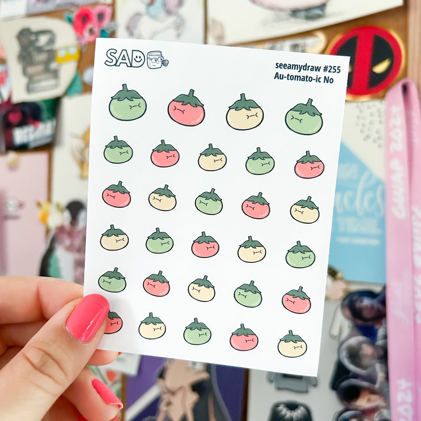 255 Au-TOMATO-ic No | Regular Matte or Clear Matte