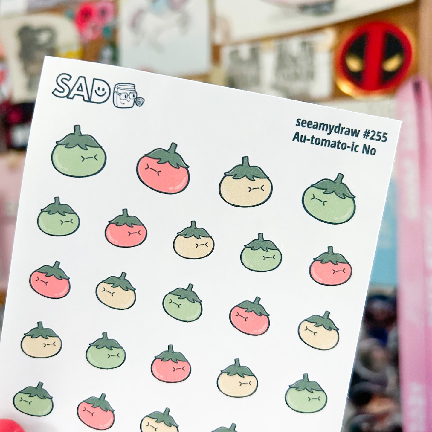 255 Au-TOMATO-ic No | Regular Matte or Clear Matte