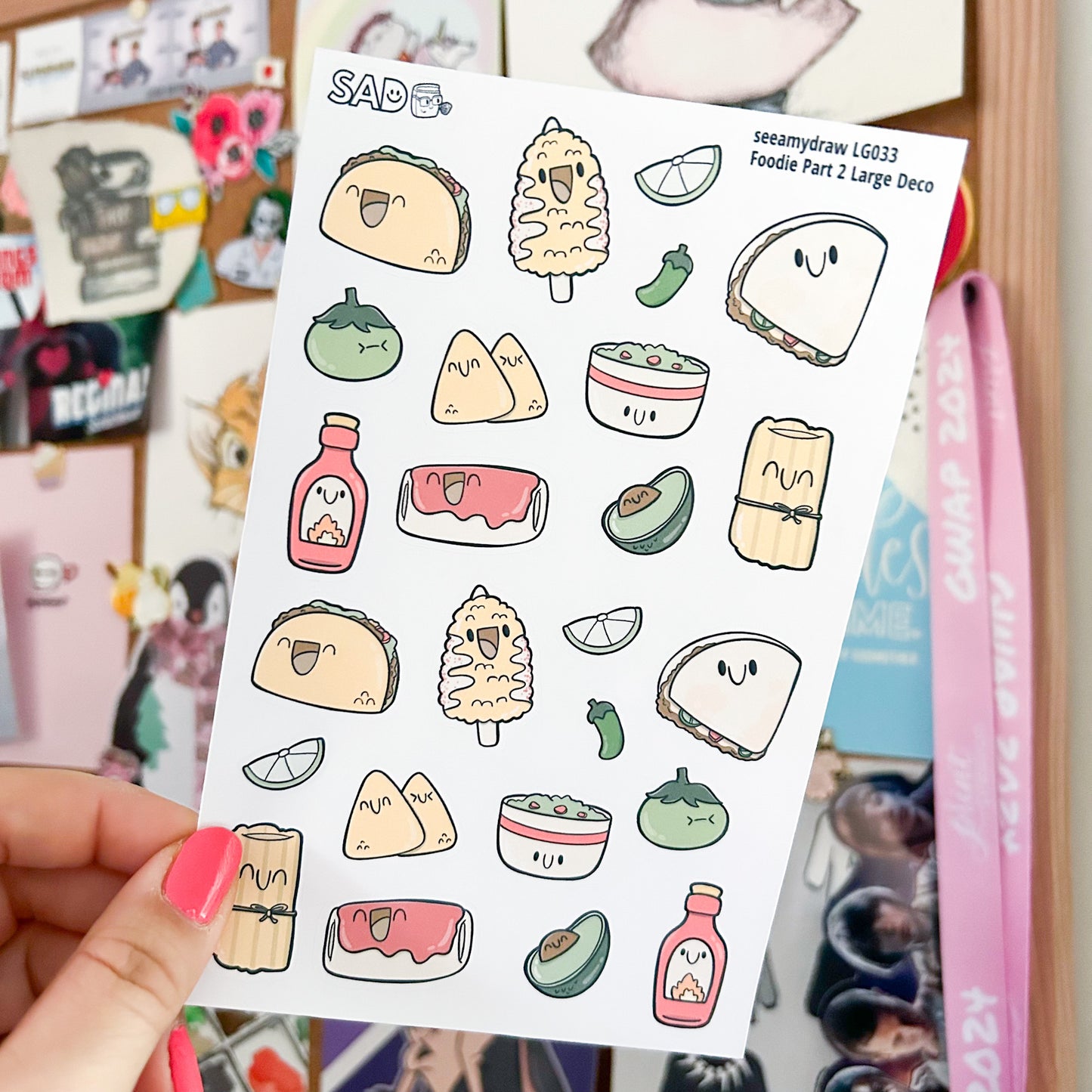 LG033 Foodie Part 2 Deco | Regular Matte or Clear Matte