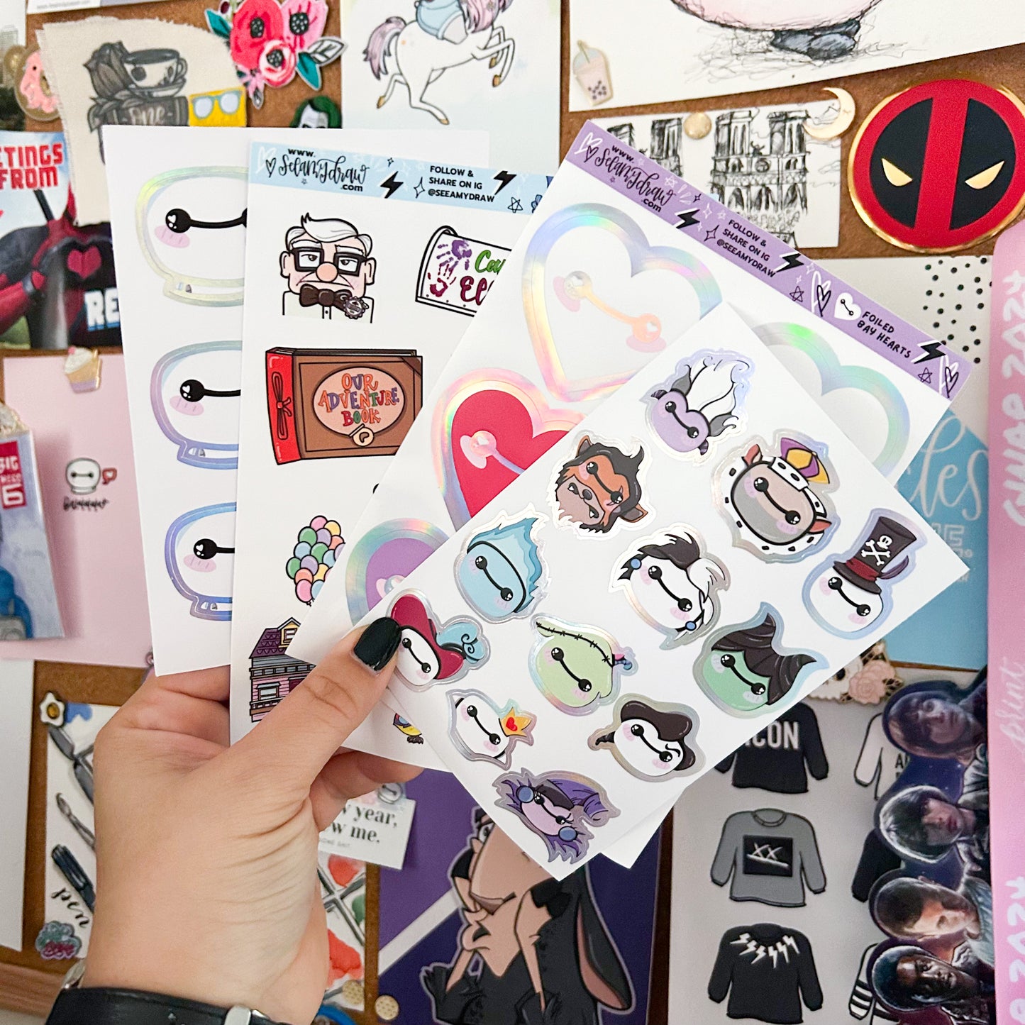 Waterproof Foiled Stickers