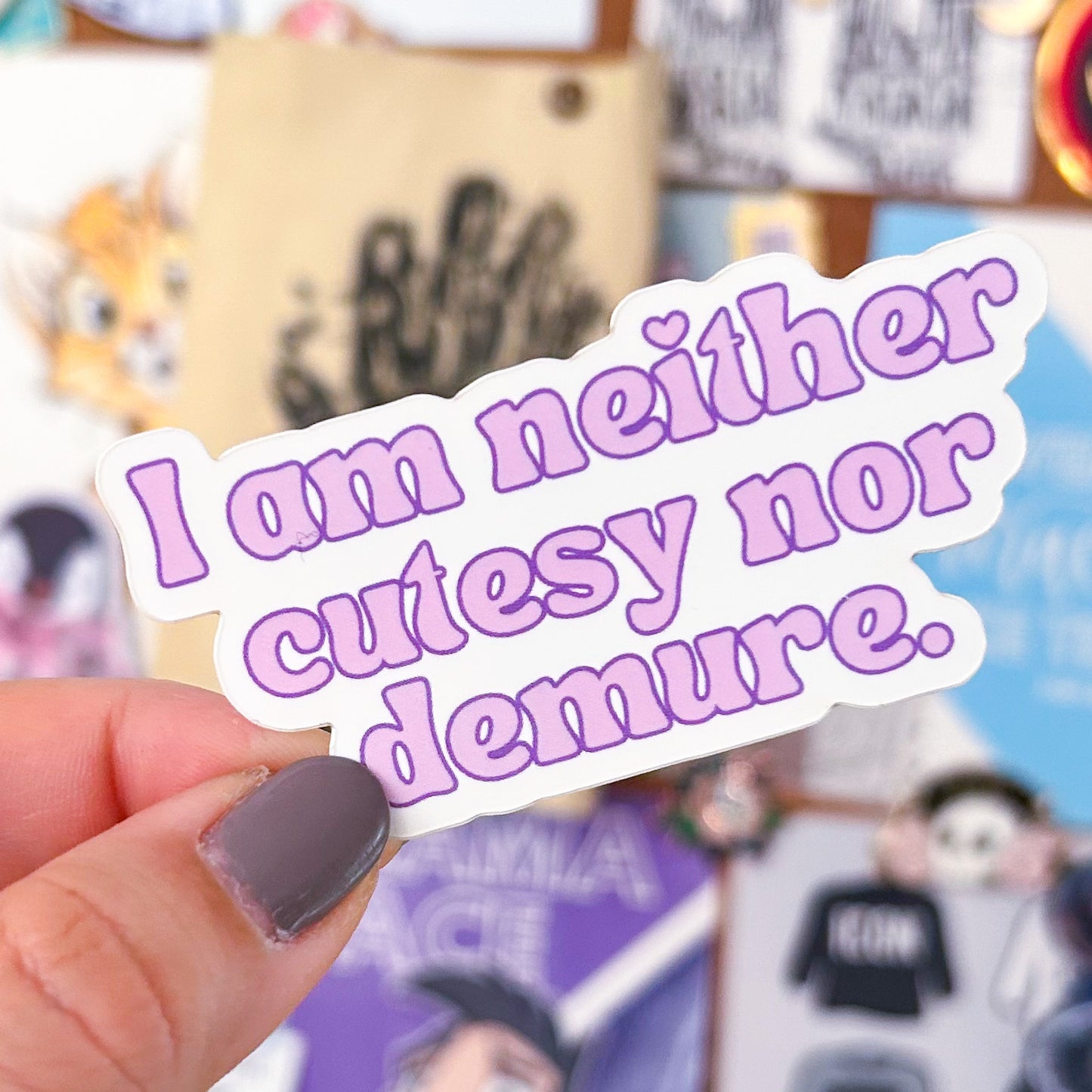 I am Neither, Nor Vinyl | Dishwasher Safe