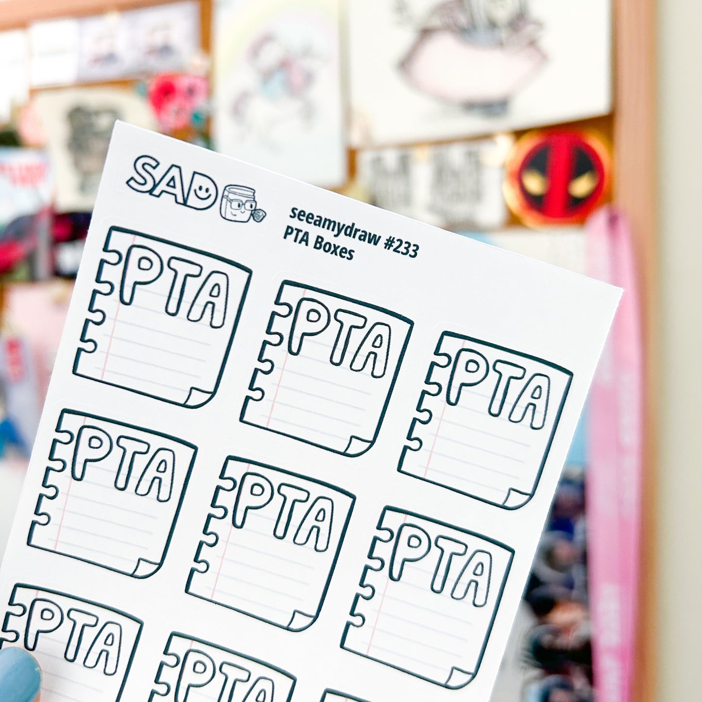 233 PTA Note Box | Regular Matte or Clear Matte