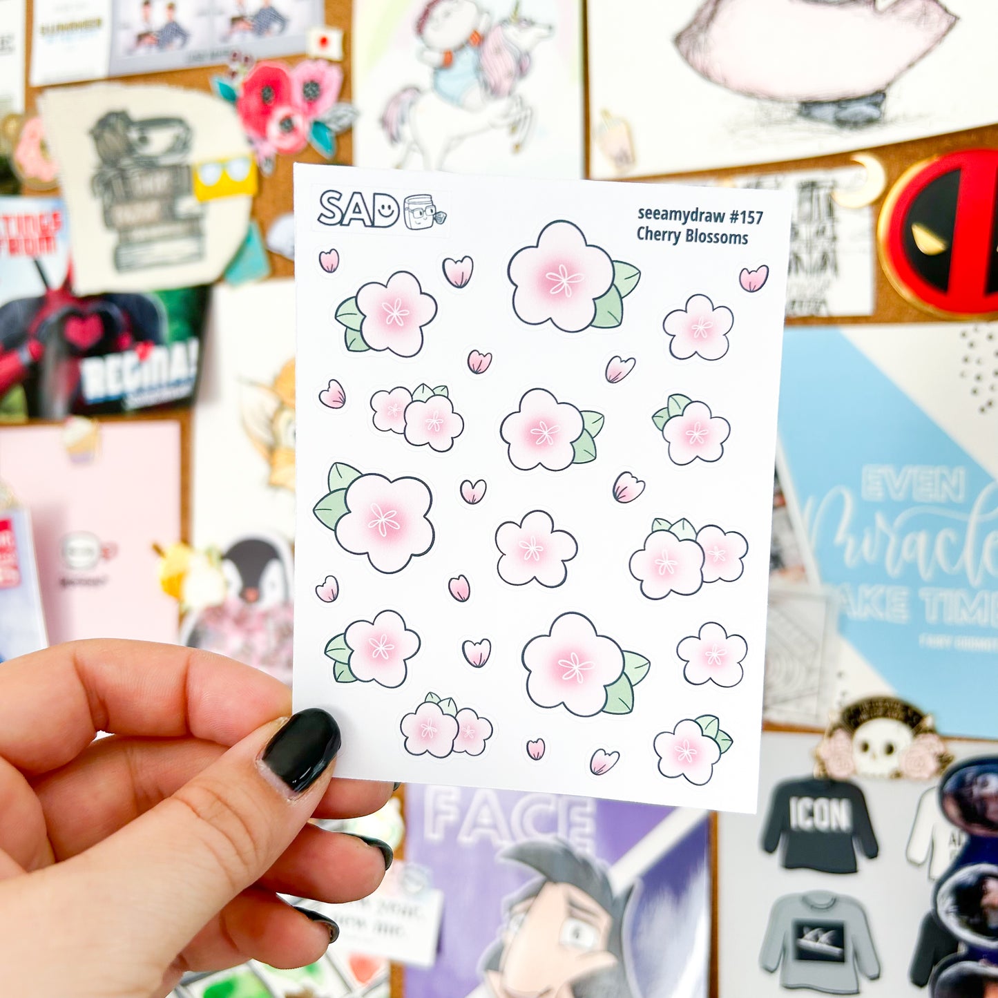 157 Cherry Blossoms | Regular Matte or Clear Matte