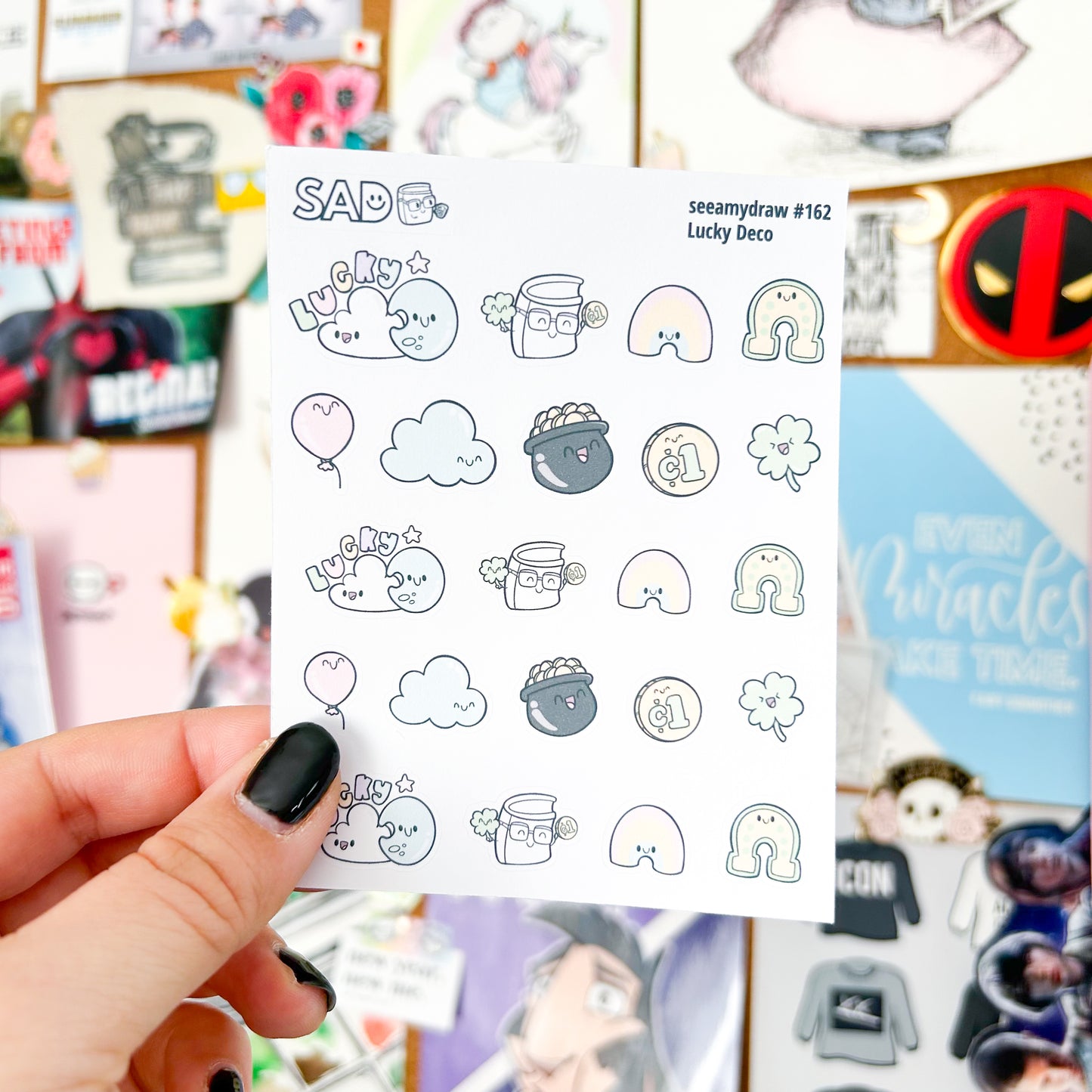 162 Lucky Deco | Regular Matte or Clear Matte