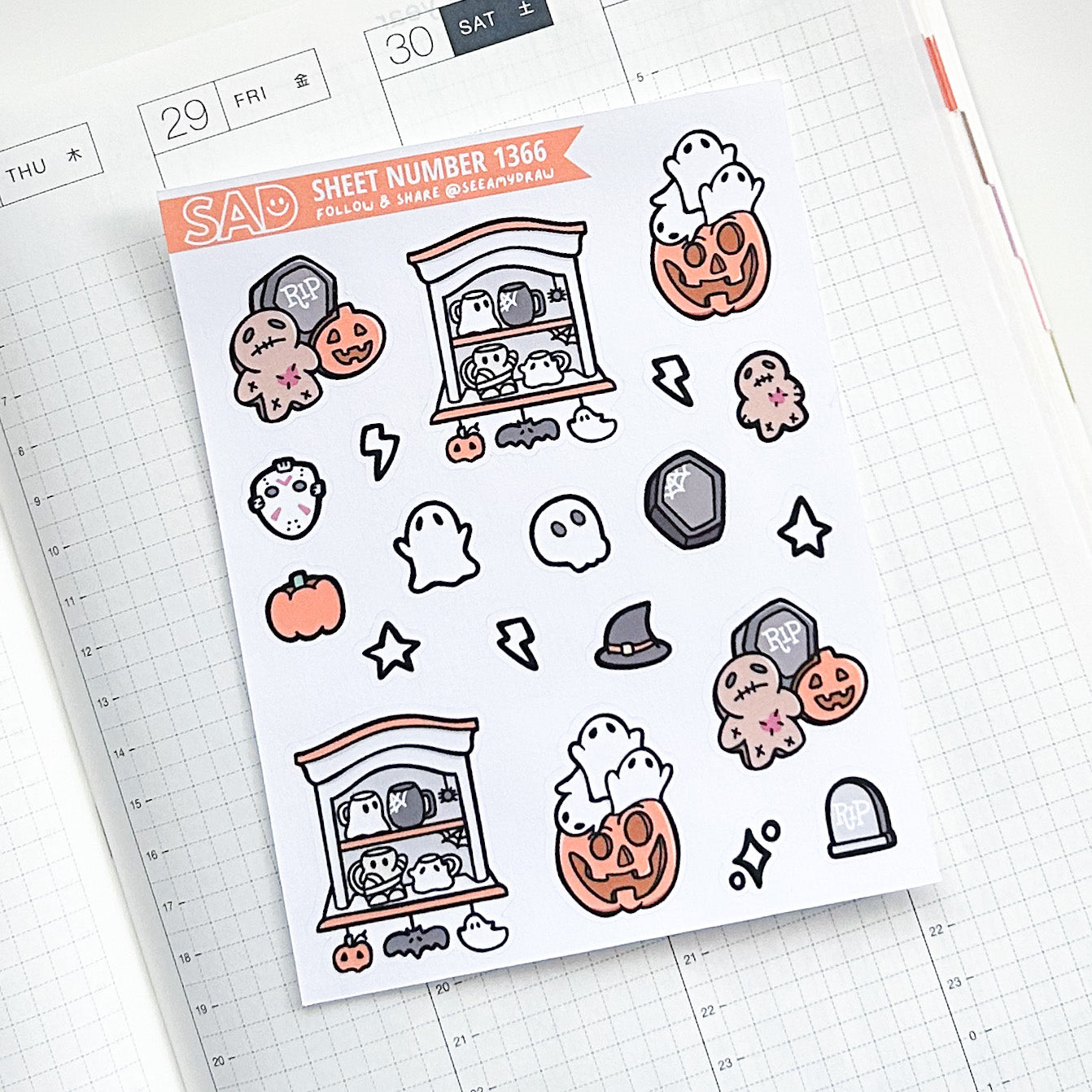 194 A Little Halloween Deco | Regular Matte or Clear Matte