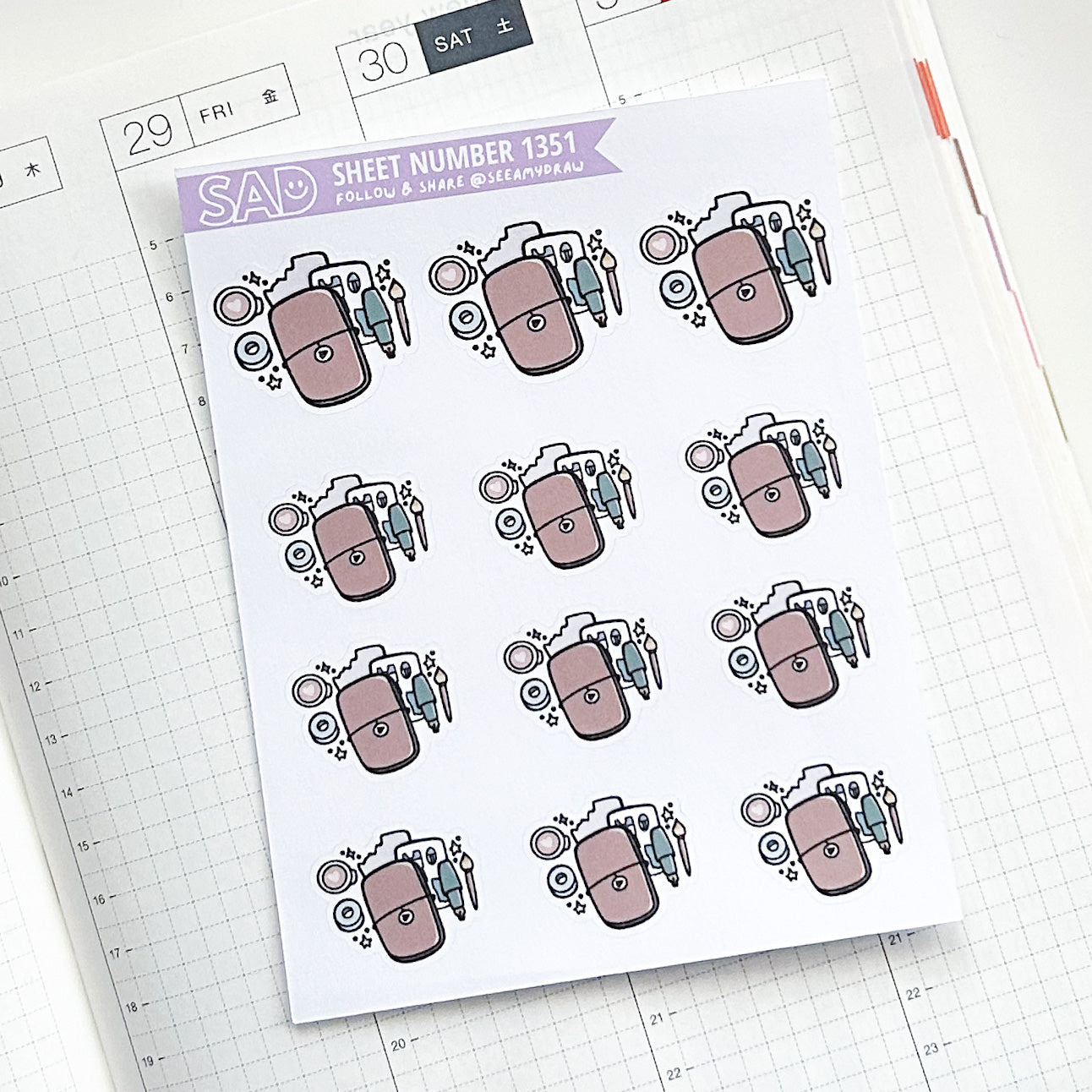 122 Travel Journal | Regular Matte or Clear Matte