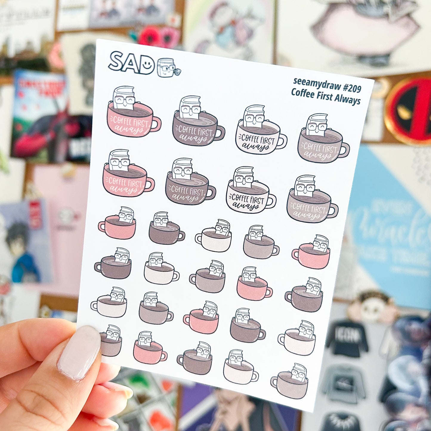 209 Coffee First Always Reed | Regular Matte or Clear Matte