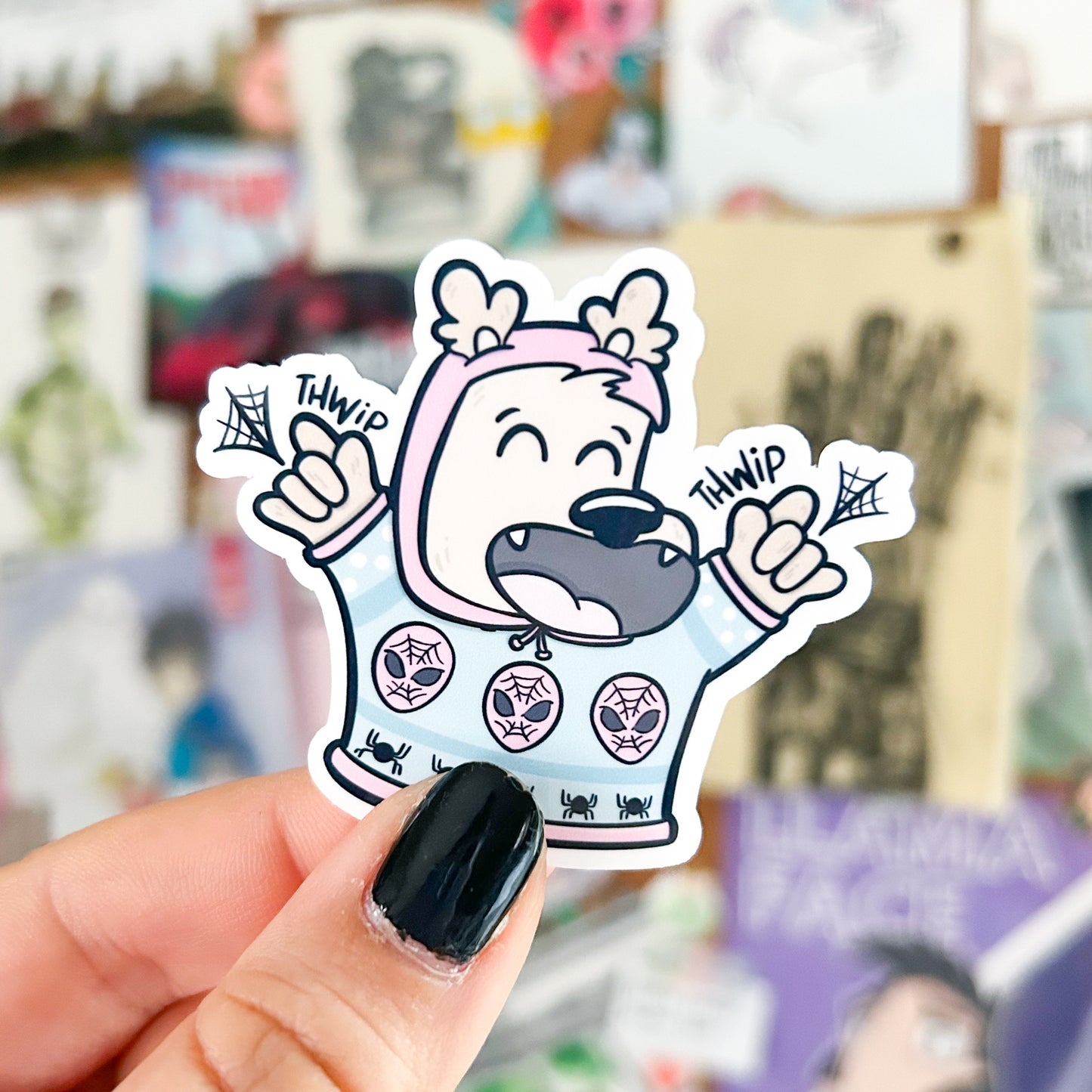 Spider Sweater Bear W. Me Vinyl | Handwash Friendly