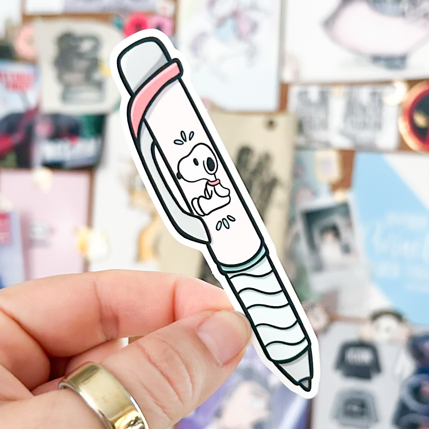 Strawberry Pen Vinyl | March Patreon | Dishwasher Safe