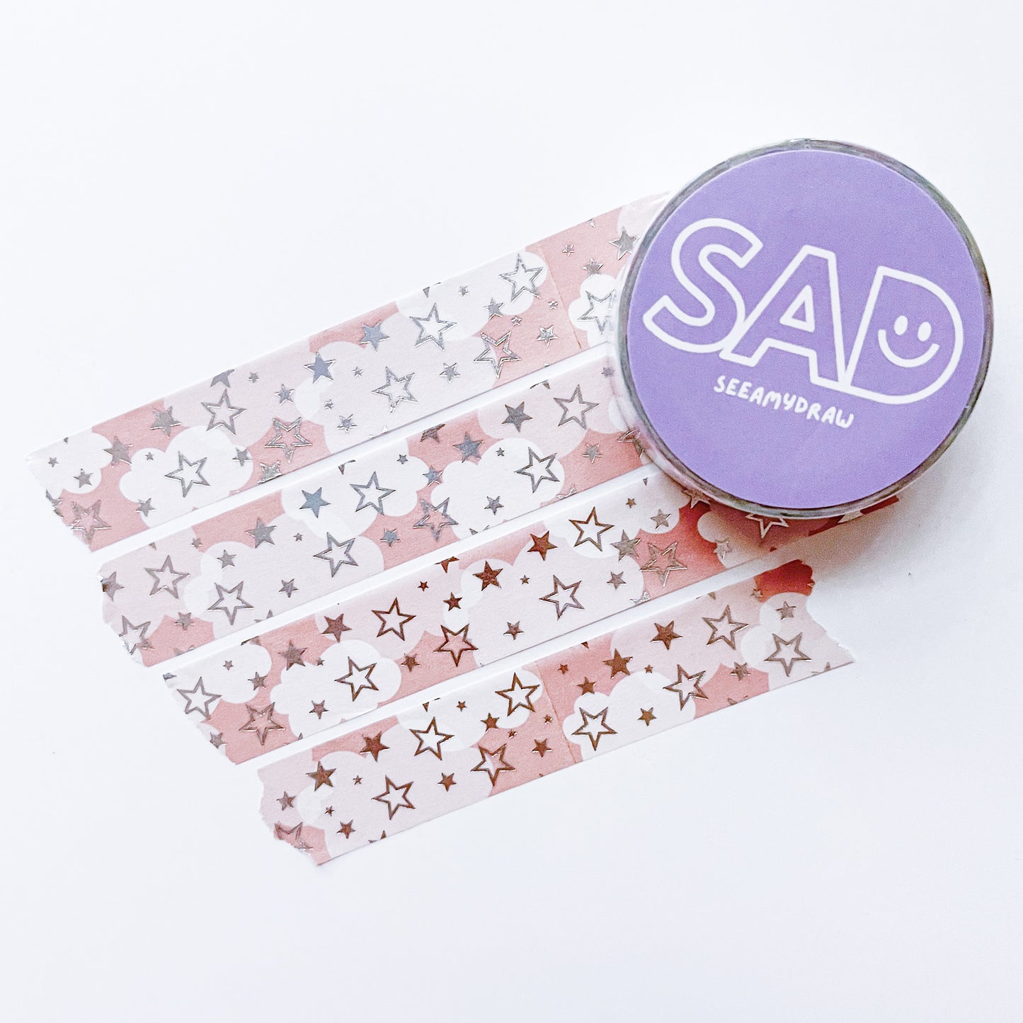Neutral Cloud 2.0 SAD Stars | 15mm Washi Tape
