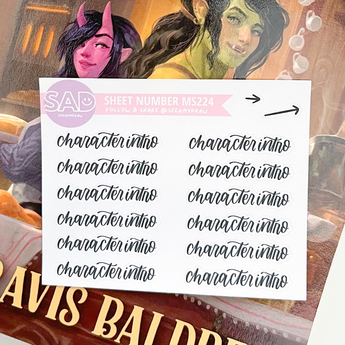 MS 224 - Character Intro Script | Regular or Clear Matte