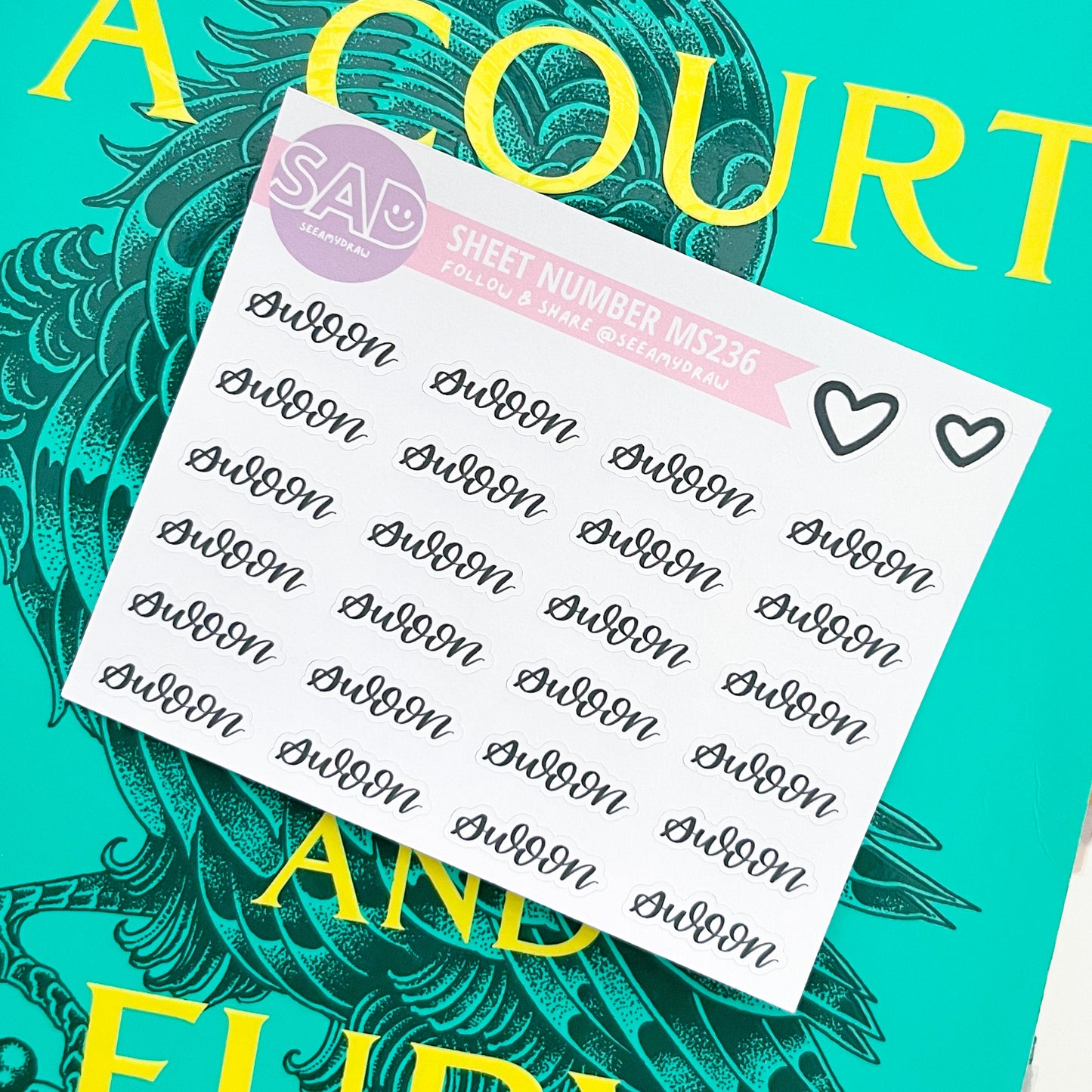 MS 236 - Swoon Script | Regular or Clear Matte
