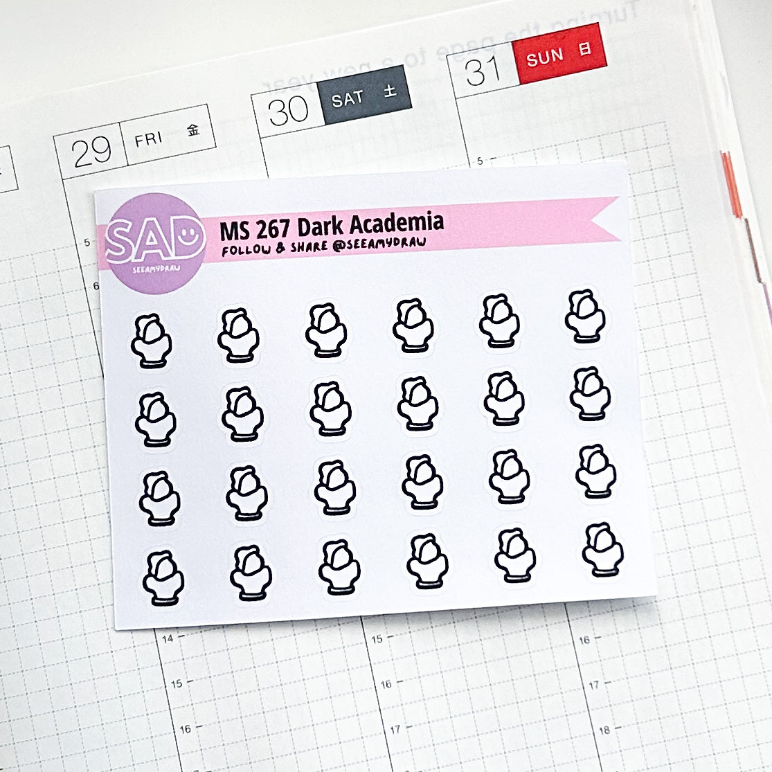 Mini Genre Icons | Regular or Clear Matte