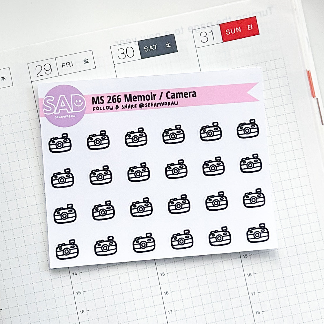 Mini Genre Icons | Regular or Clear Matte