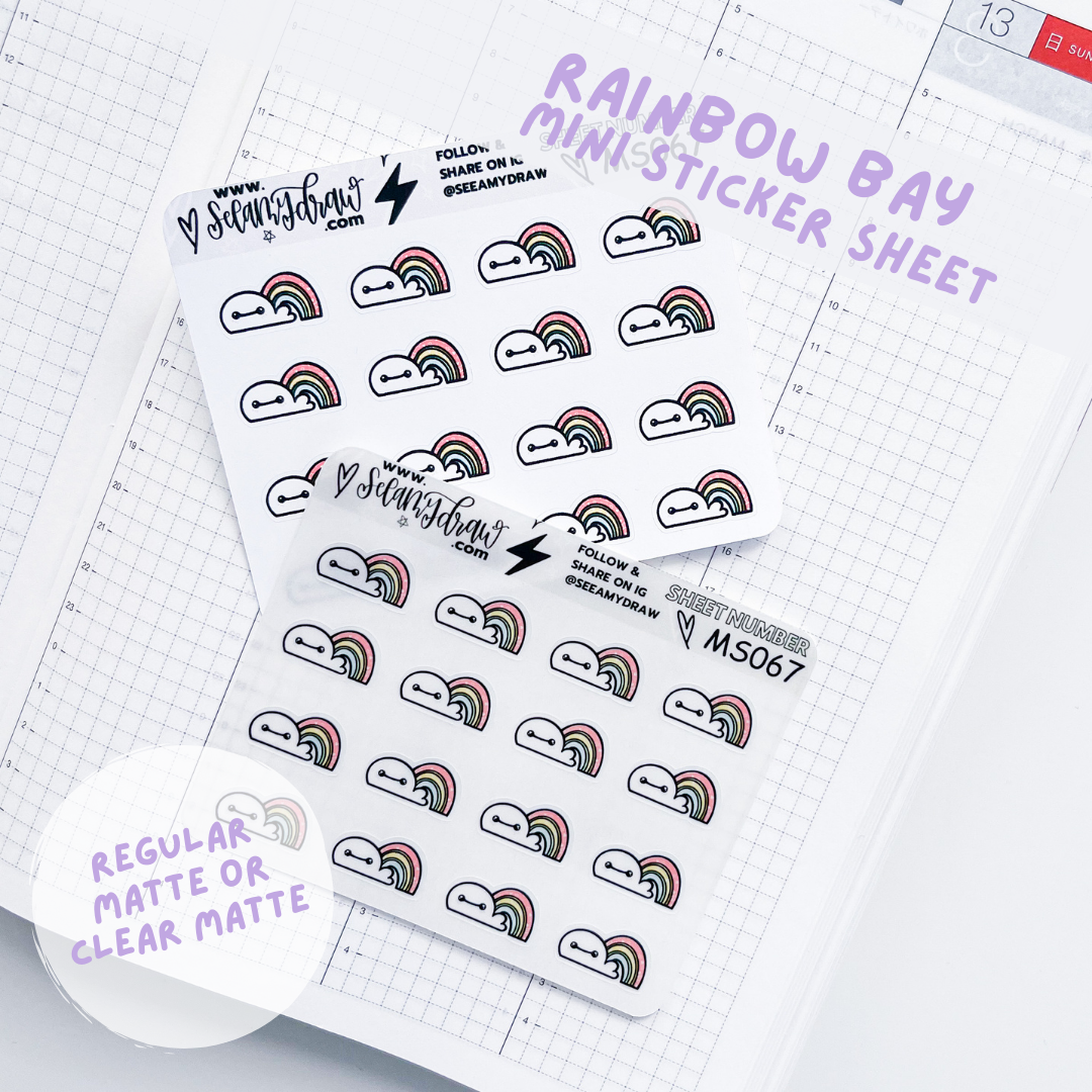 MS067 Rainbow | Regular or Clear Matte
