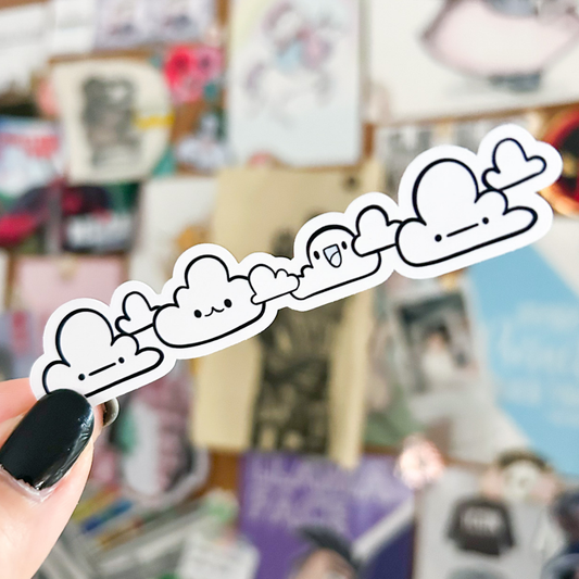 Moody Clouds Die Cut | Die Cut or Vinyl