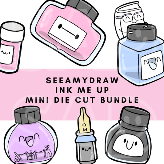 Ink Me Up Mini Die Cut Bundle | Die Cut or Vinyl