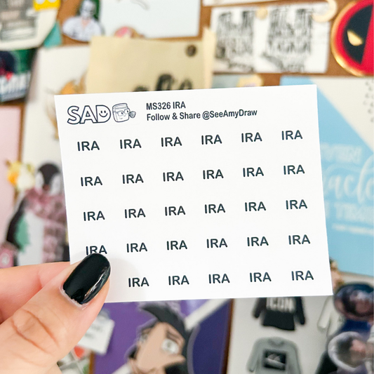 MS 326 - IRA | Regular or Clear Matte