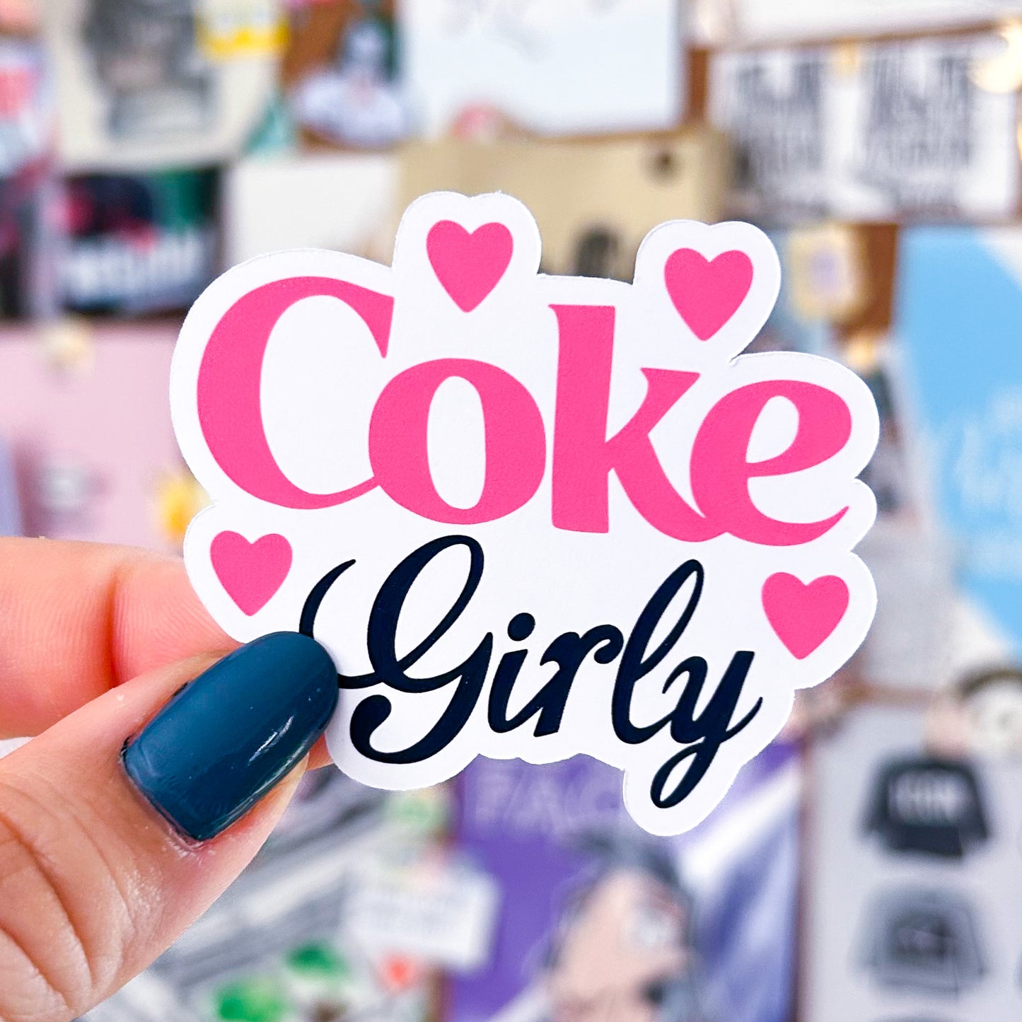 Cola Girly Script | Die Cut or Vinyl