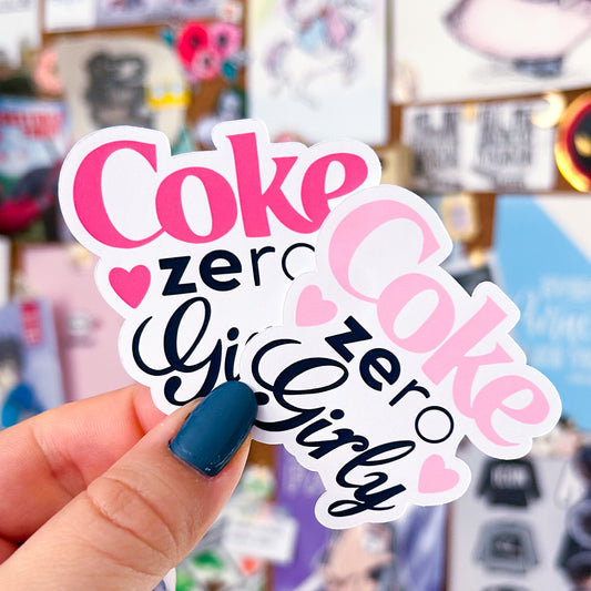 Zero Cola Girly Script | Die Cut or Vinyl