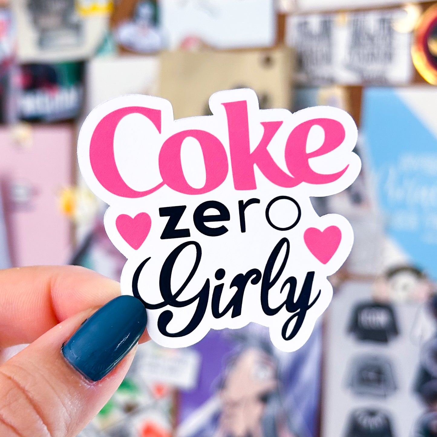 Zero Cola Girly Script | Die Cut or Vinyl