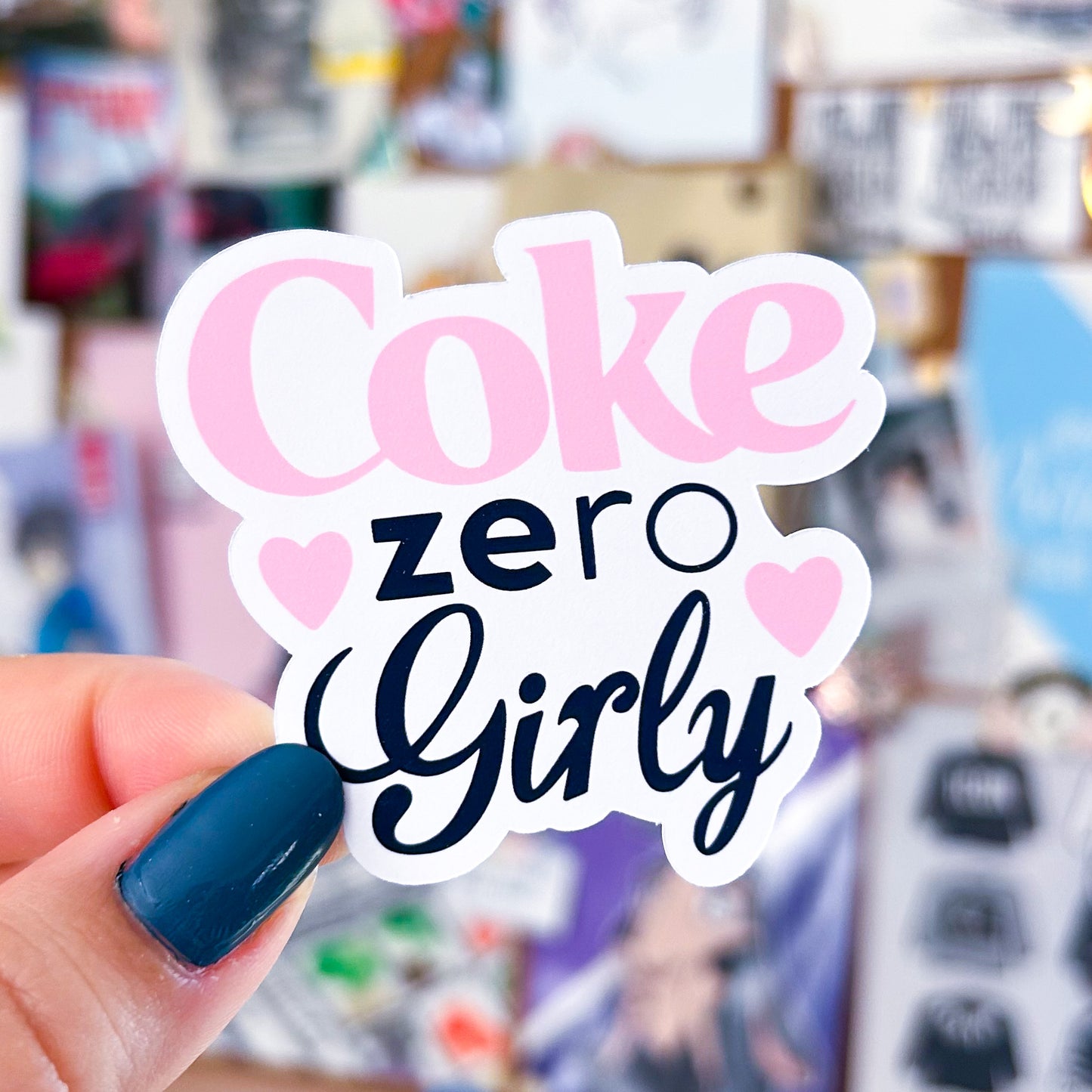 Zero Cola Girly Script | Die Cut or Vinyl