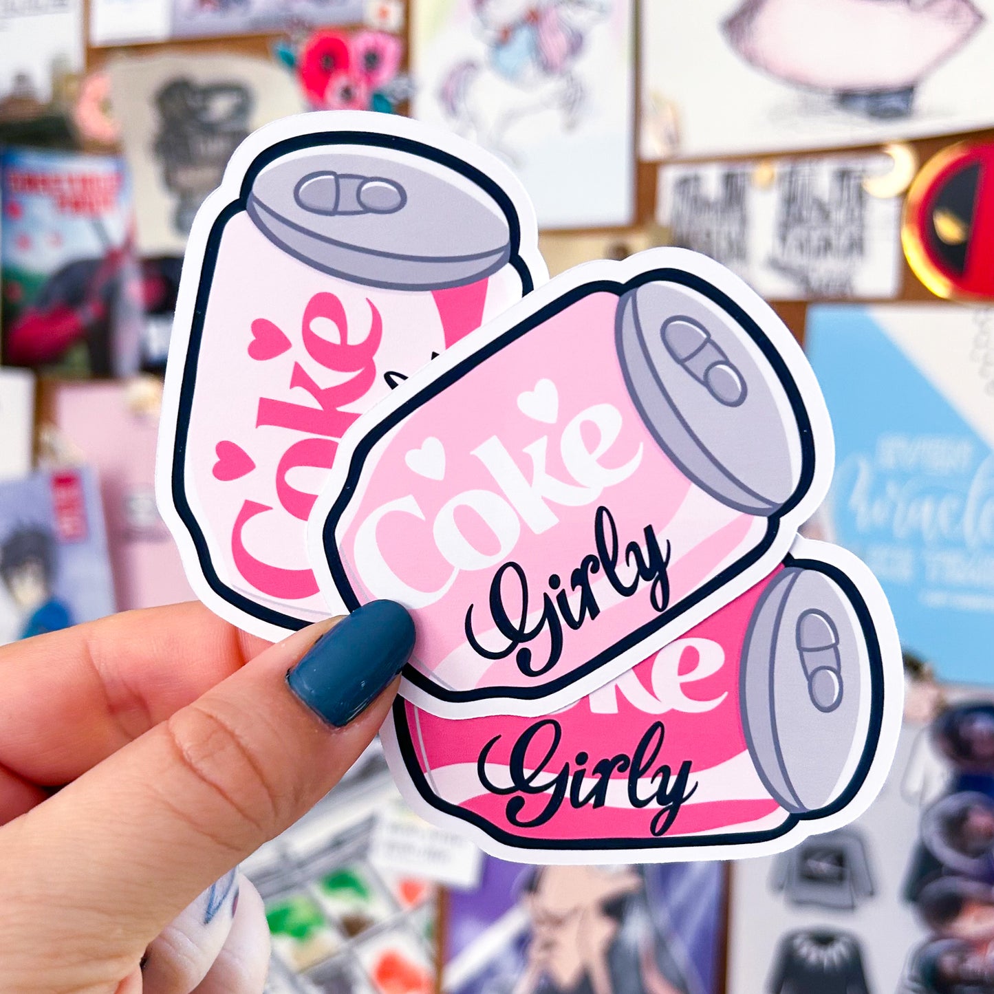 Cola Girly Can | Die Cut or Vinyl