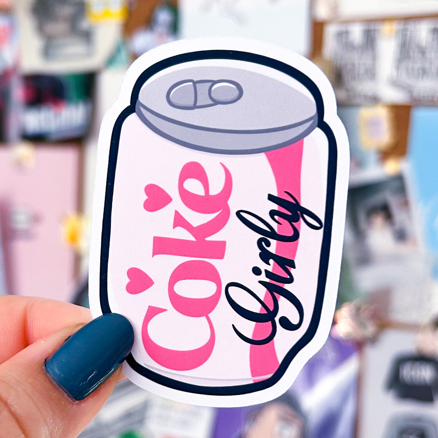 Cola Girly Can | Die Cut or Vinyl