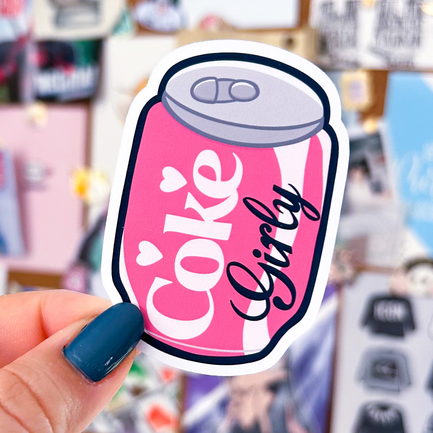 Cola Girly Can | Die Cut or Vinyl