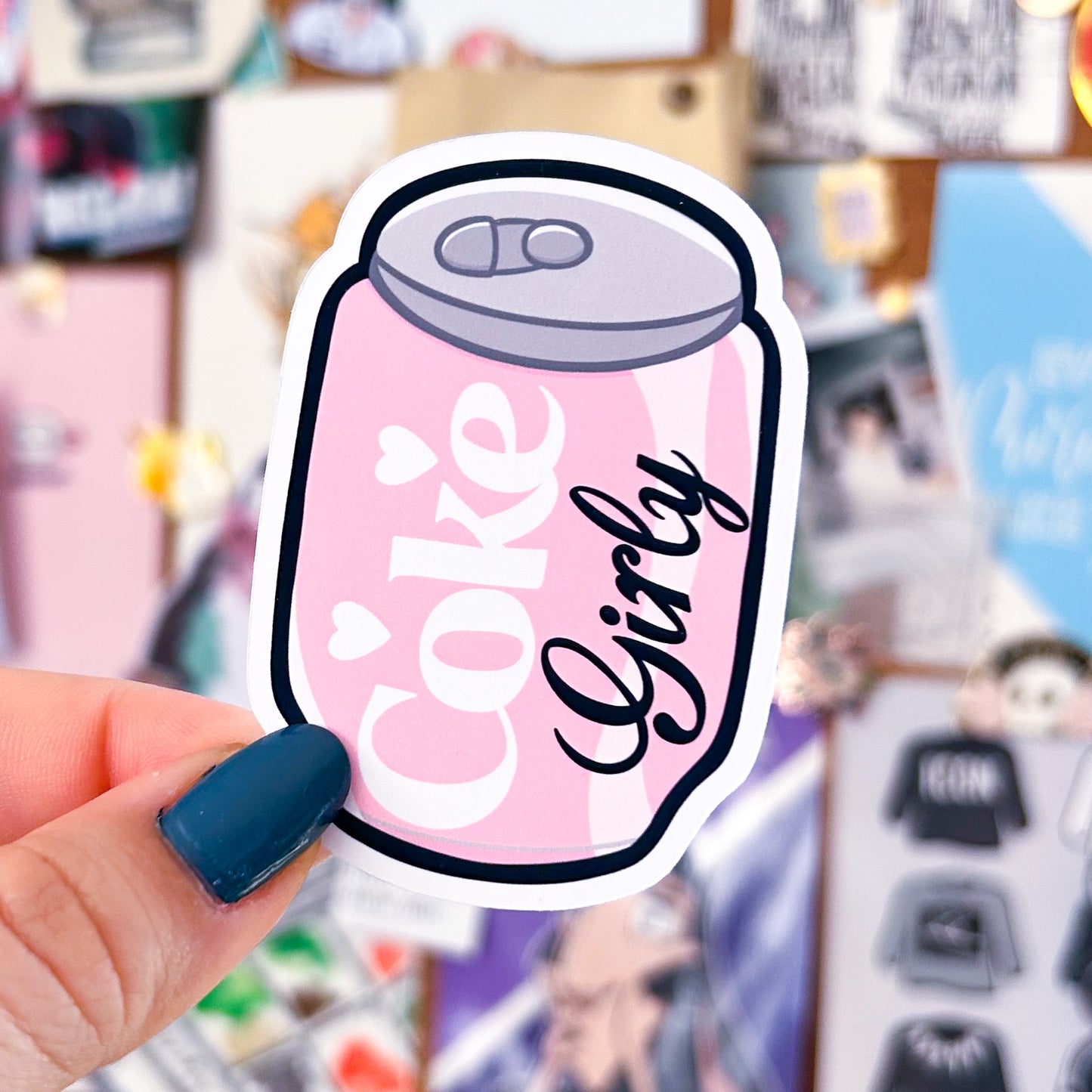 Cola Girly Can | Die Cut or Vinyl