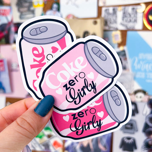 Zero Cola Girly Can | Die Cut or Vinyl