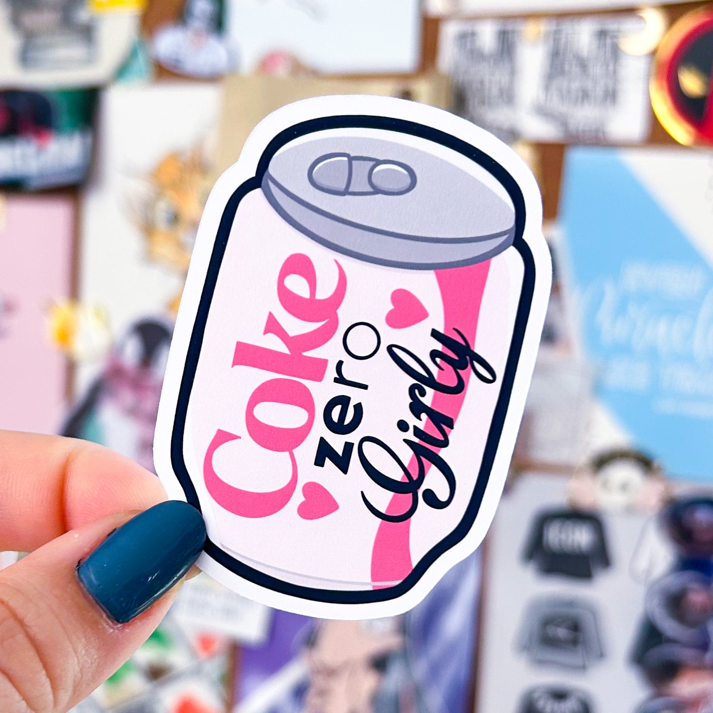 Zero Cola Girly Can | Die Cut or Vinyl