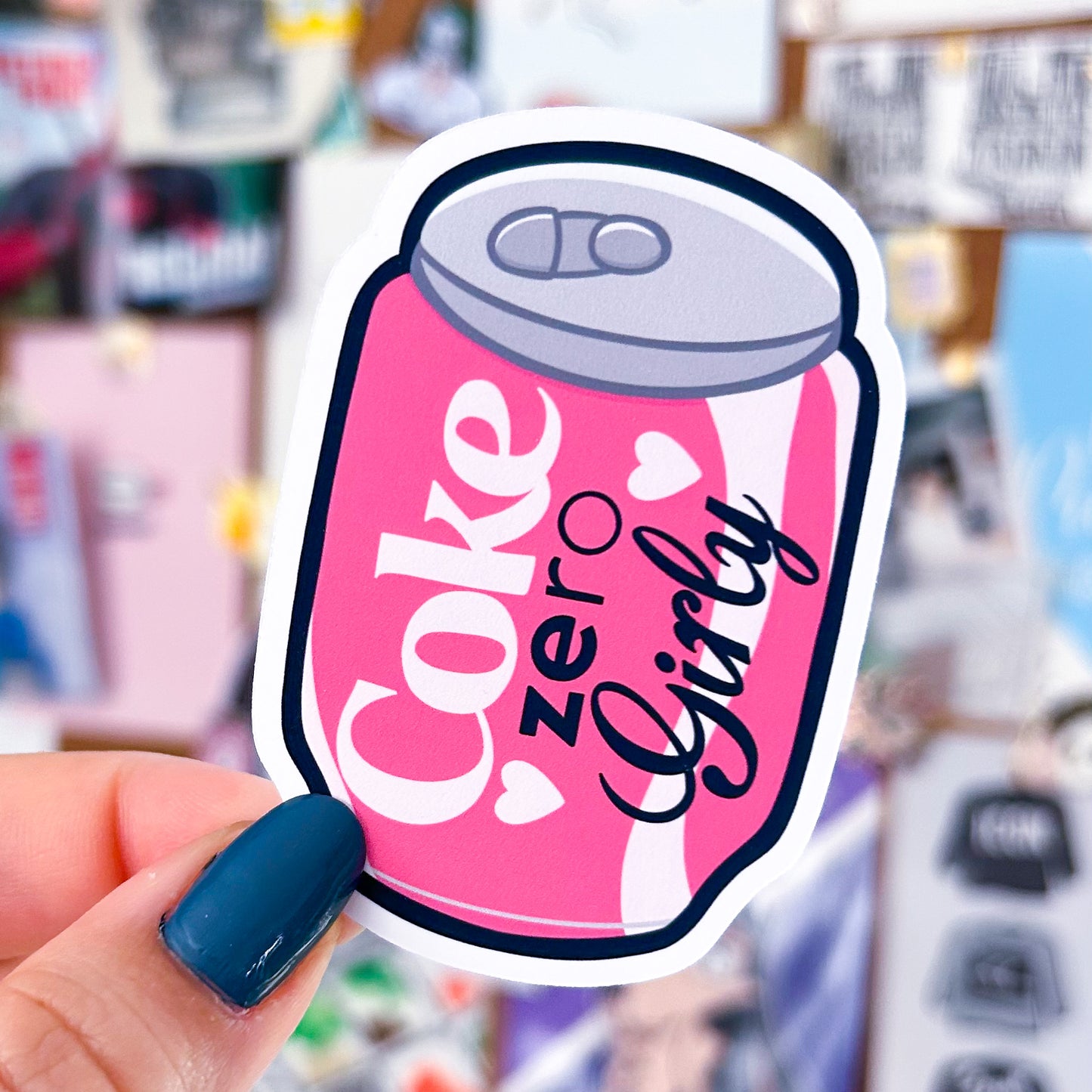 Zero Cola Girly Can | Die Cut or Vinyl