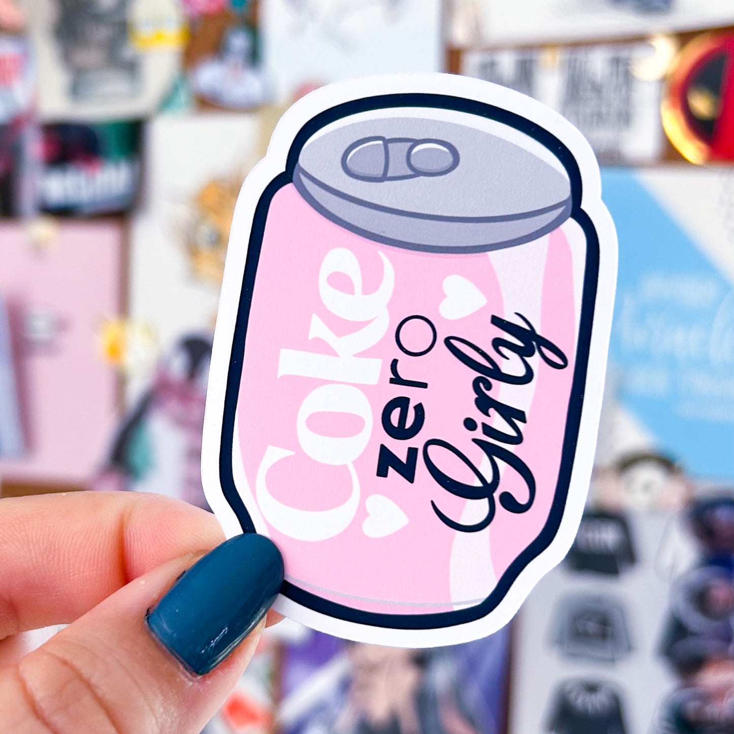 Zero Cola Girly Can | Die Cut or Vinyl