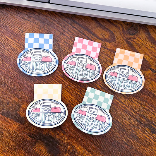 Sticker Collector Magnetic Bookmark