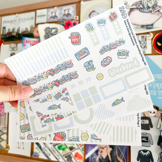Sardining to Love Sardines Journaling Kit