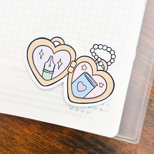 I <3 Journaling Locket Die Cut | Cardstock or Vinyl