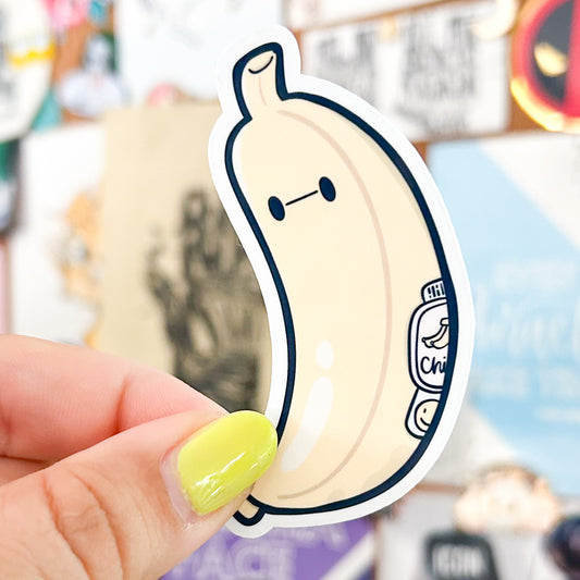 Banana Sticker | Die Cut or Vinyl