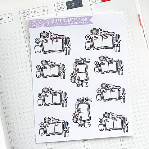 1350 Memory Planner | Regular Matte or Clear Matte