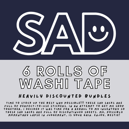 Washi SAD Sacks | Not Oops