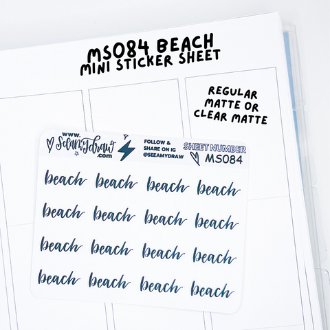 A7 Sticker Sheet] New Year's Goals Mini Tracing Paper Stickers Journaling –  Sunny Stickers MY