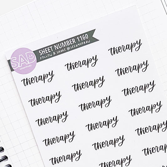 068 Therapy Scripts | Regular Matte or Clear Matte