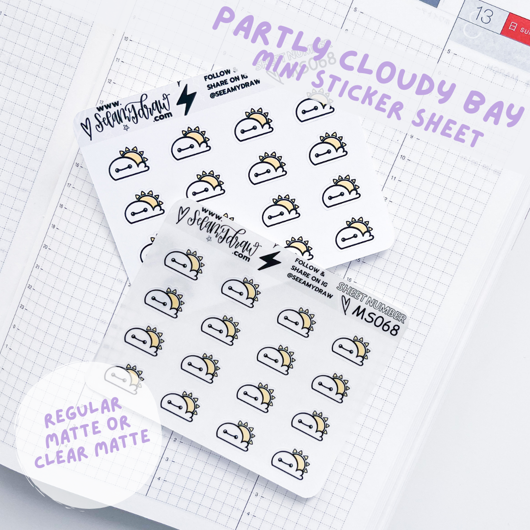 MS068 Partly Cloudy | Regular or Clear Matte
